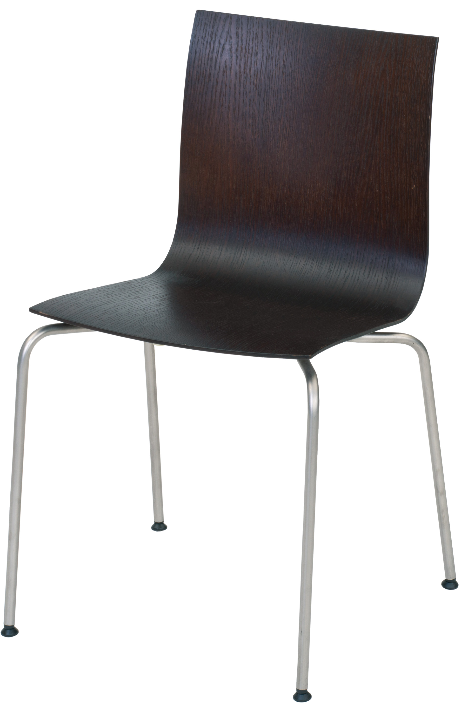 Lapalma THIN S16 Designer-Stuhl, Holzstuhl ("La Palma"), Bankettstuhl, elegant, Holz, nussbaum / weiß - geformte Eleganz - MEGA-reduziert!